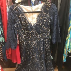 Eliza J navy lace dress size 2